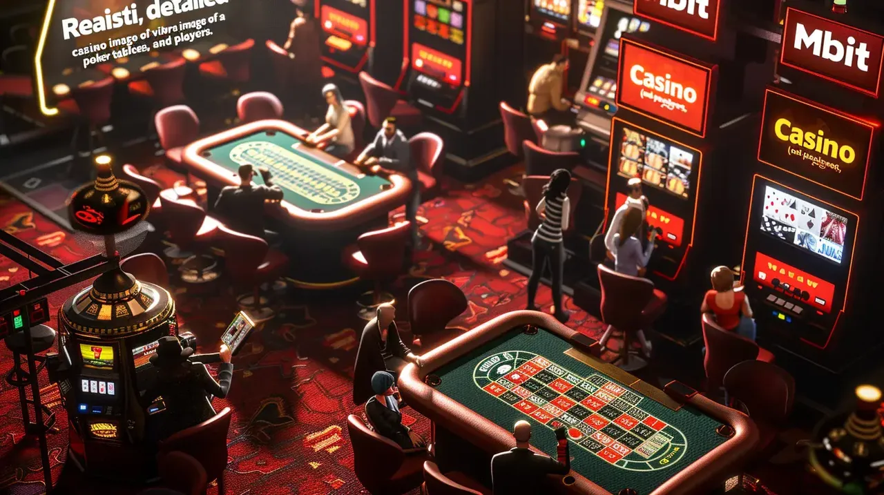 Moderne Casino Spielhalle mit Bonusangeboten
